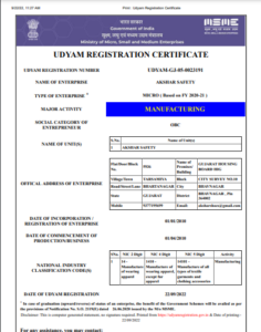 Akshar Safety Registration